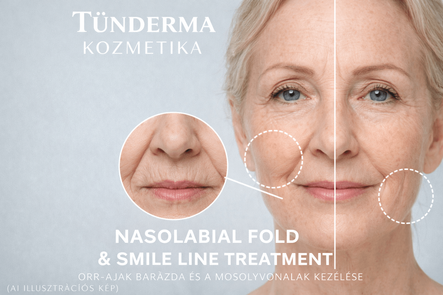 Orr-ajak barázda és a mosolyvonalak?